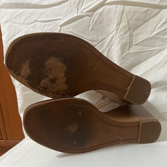 NEW Linea Paolo Elodie Wedge Sandal Brown - Picture 3 of 4